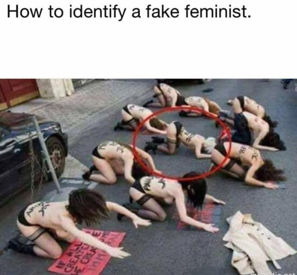 how to identify a fake feminist
