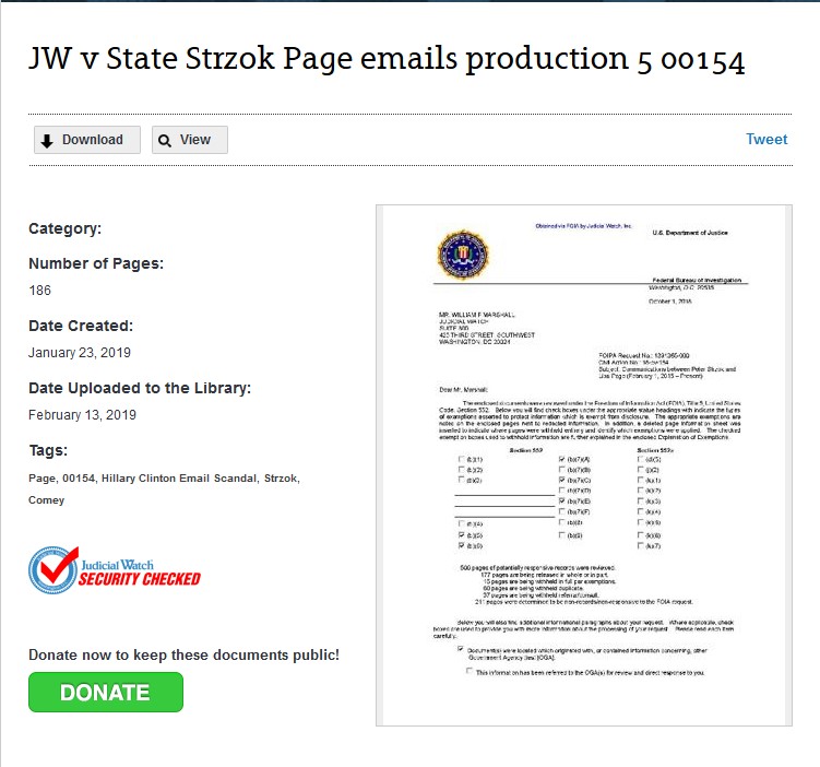 State Strzok Page Emails