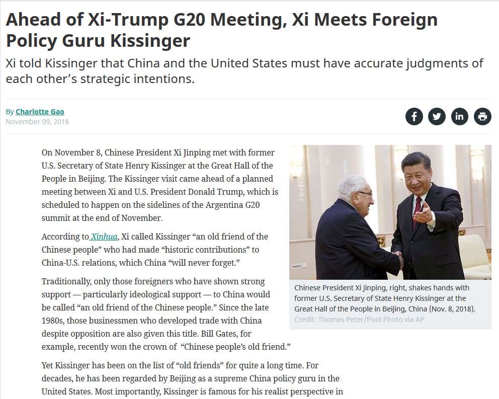 Xi and Kissinger